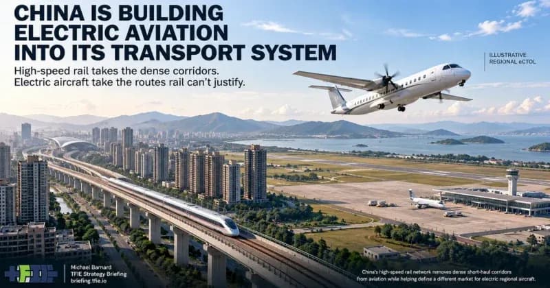 China's Electric Aviation Strategy: A Comprehensive Transport System