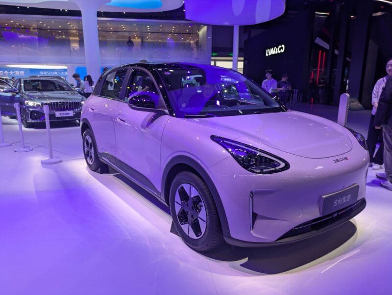 Los vehículos eléctricos de Geely se lanzarán en Canadá